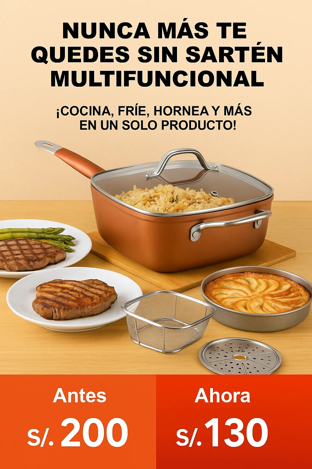 SARTEN MULTIFUNCIONAL