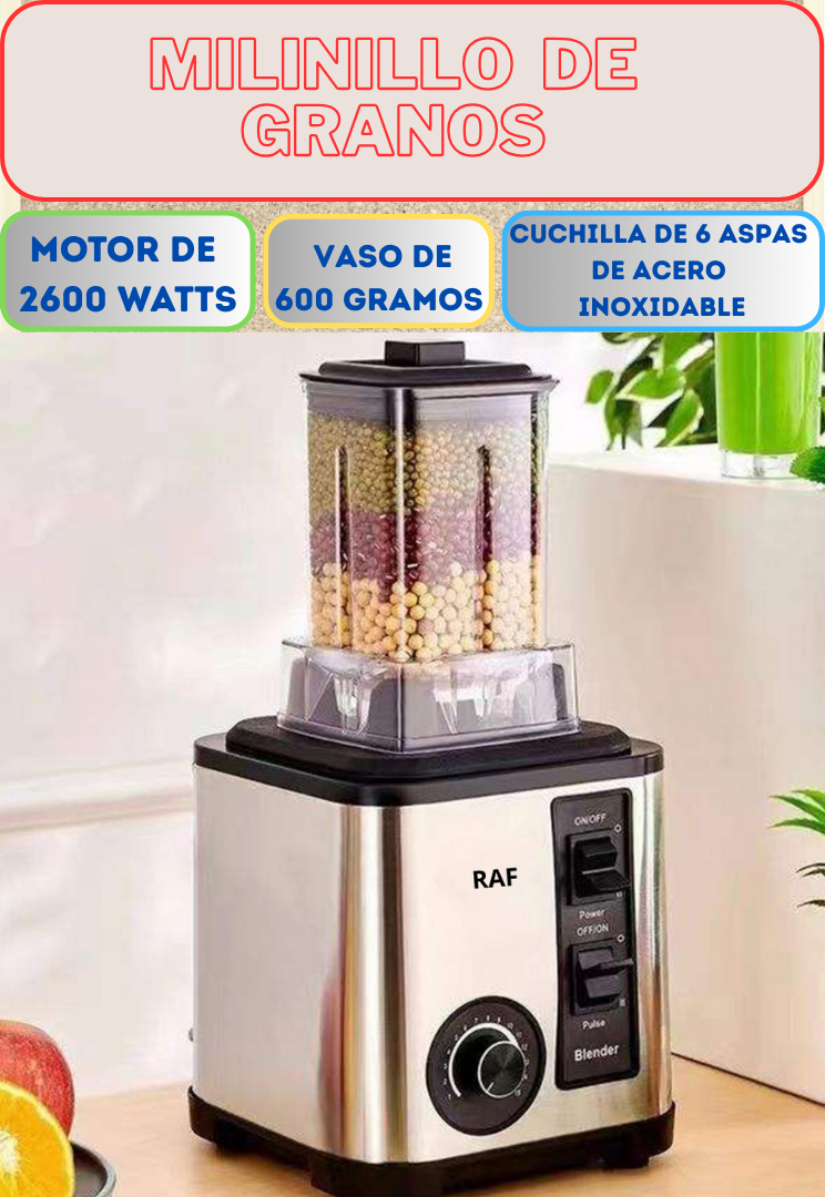 LICUADORA 3 EN 1 MARCA RAF