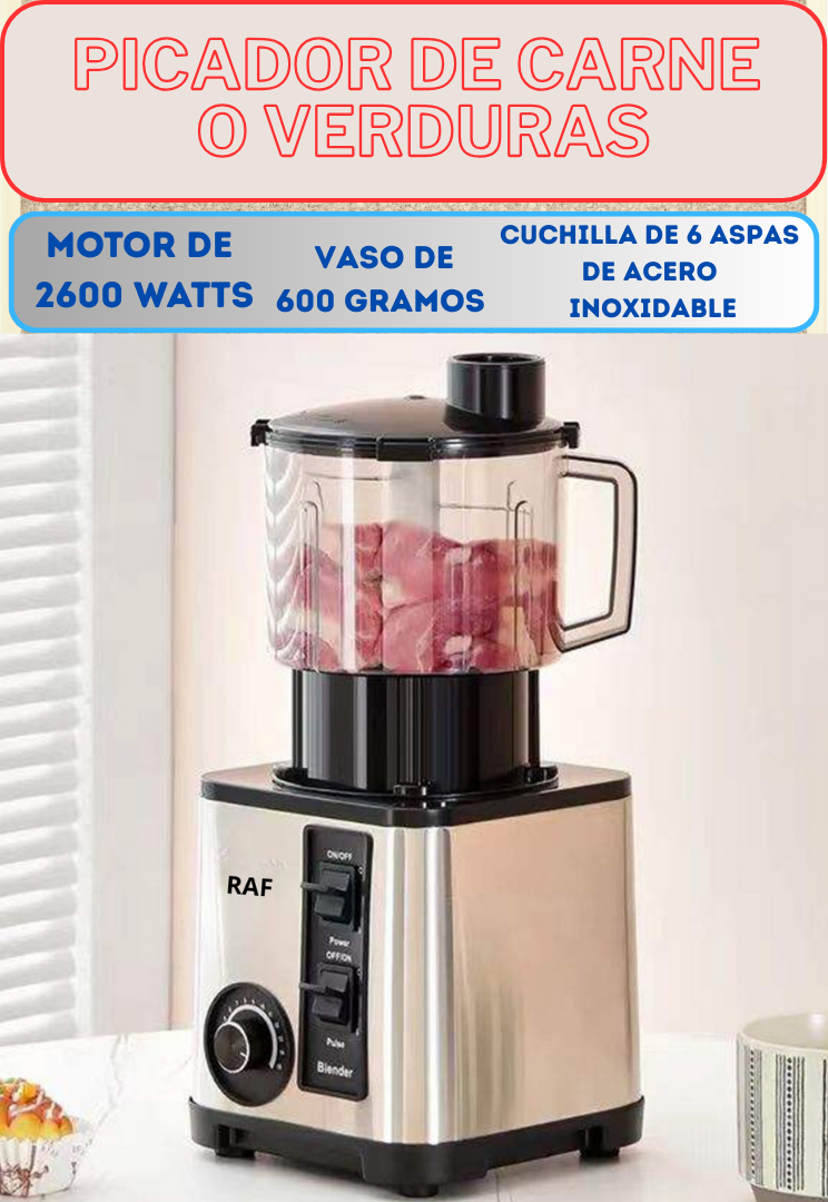 LICUADORA 3 EN 1 MARCA RAF