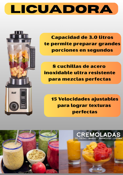 LICUADORA 3 EN 1 MARCA RAF