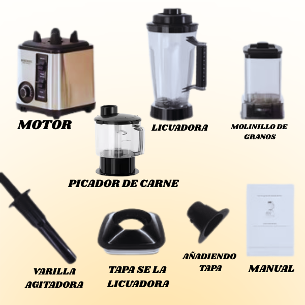 LICUADORA 3 EN 1 MARCA RAF