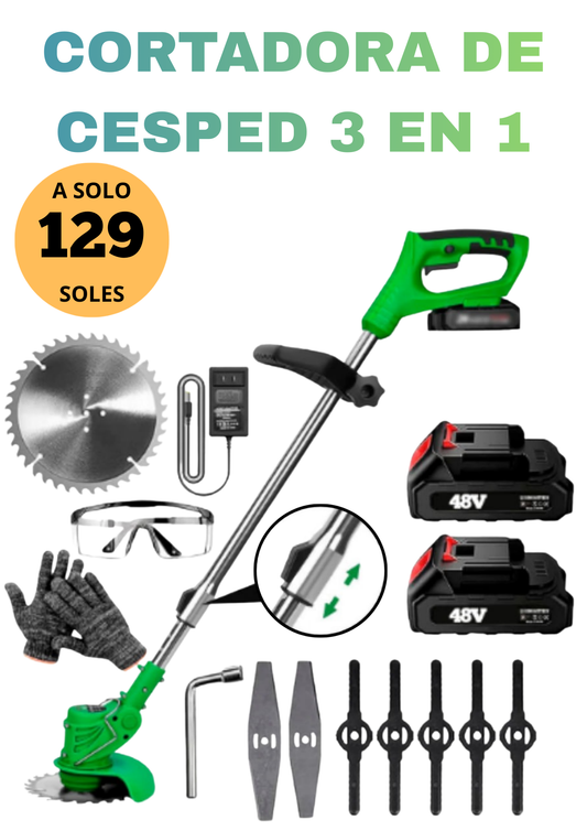 CORTADORA DE CESPED INALAMBRICA