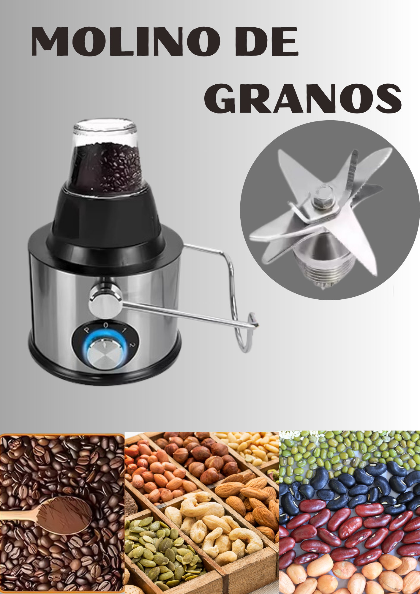 EXTRACTOR DE JUGOS 4 EN 1