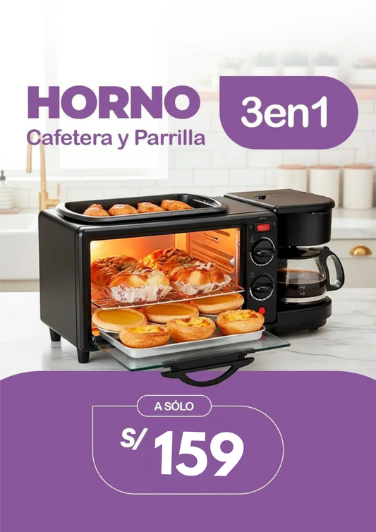 HORNO 3 EN1 MULTIFUNCIONAL