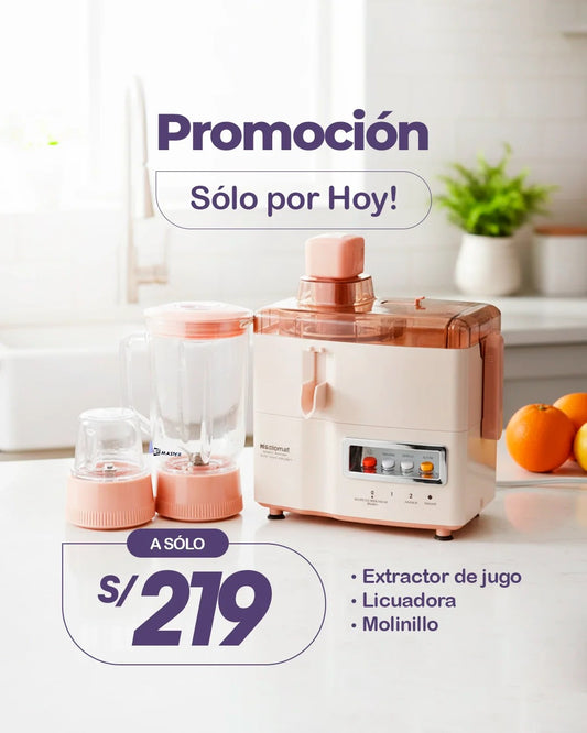LICUOEXTRACTOR 3 EN 1 MULTIFUNCIONAL