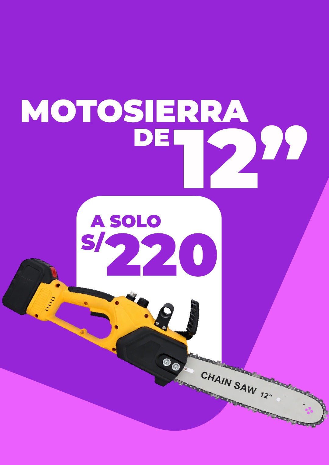 MOTOSIERRA DE 12"