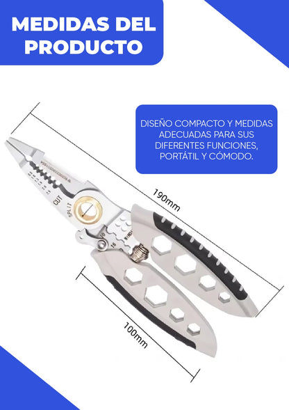 ALICATE PELACABLES MULTIFUNCIÓN 9 EN 1