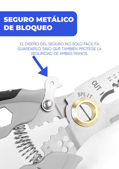 ALICATE PELACABLES MULTIFUNCIÓN 9 EN 1