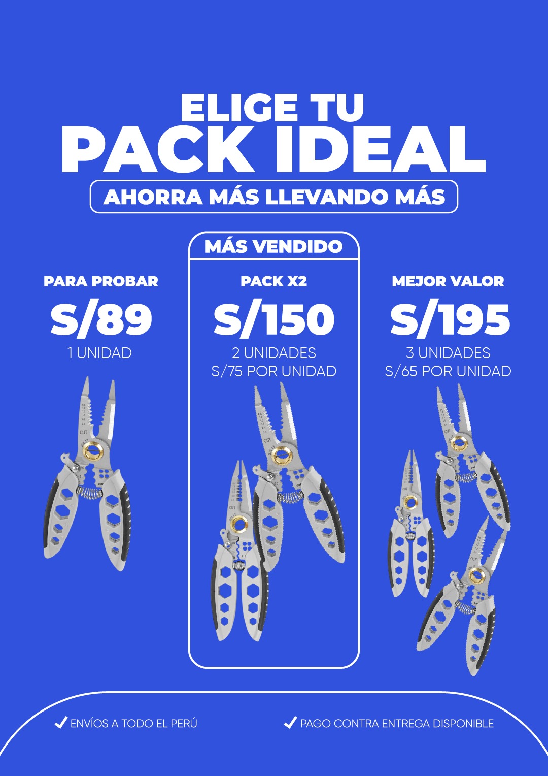 ALICATE PELACABLES MULTIFUNCIÓN 9 EN 1