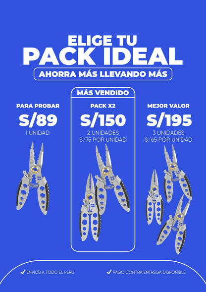ALICATE PELACABLES MULTIFUNCIÓN 9 EN 1