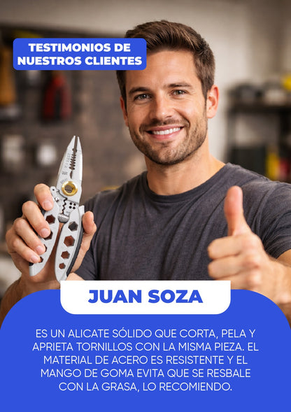 ALICATE PELACABLES MULTIFUNCIÓN 9 EN 1