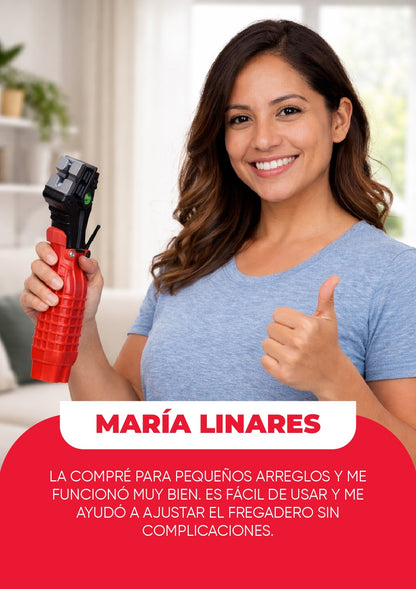 LLAVE GASFITERA MULTIFUNCIONAL 18 EN 1