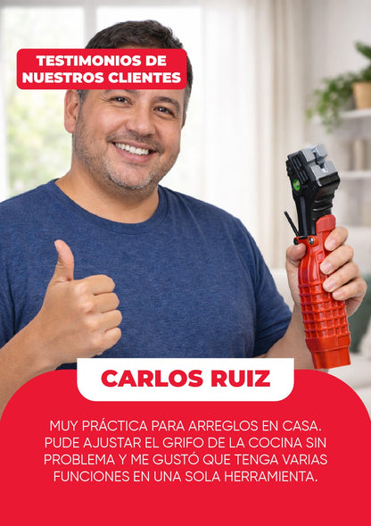 LLAVE GASFITERA MULTIFUNCIONAL 18 EN 1