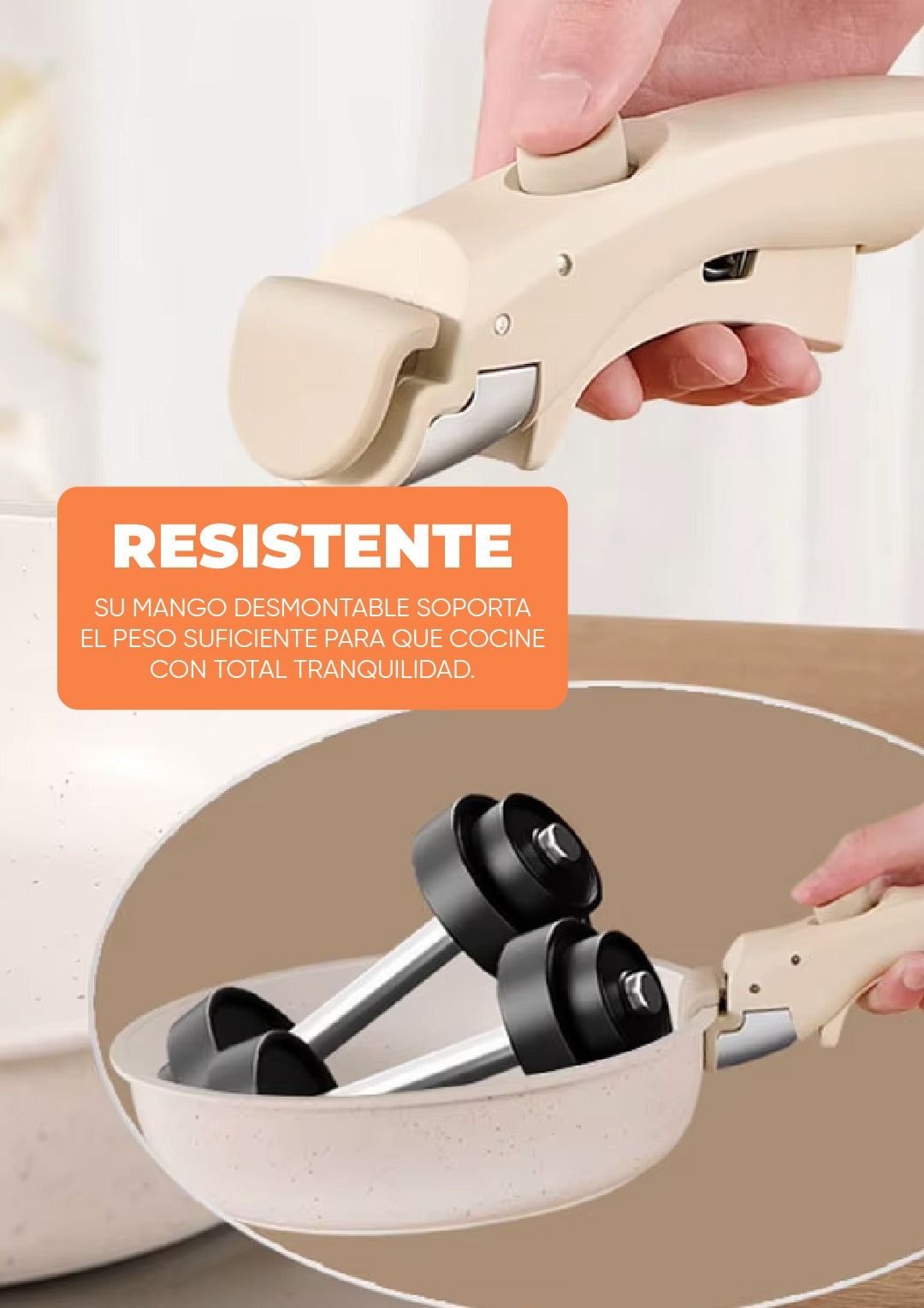 SET DE OLLAS CON MANGO DESMONTABLE