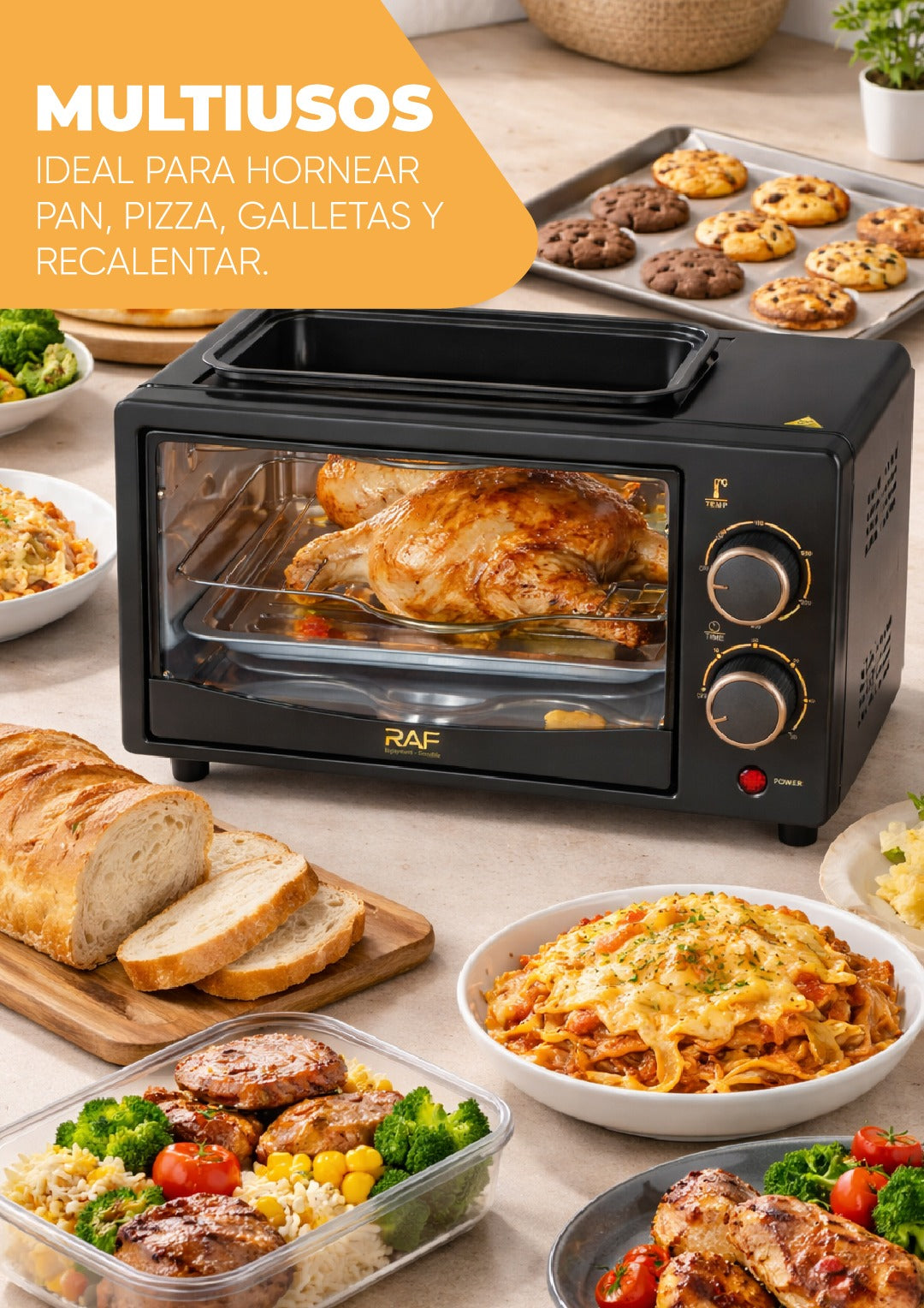 HORNO ELÉCTRICO MULTIFUNCIÓN