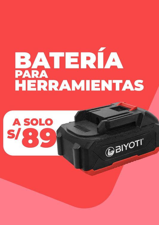 BATERÍA PARA TODAS TUS HERRAMIENTAS