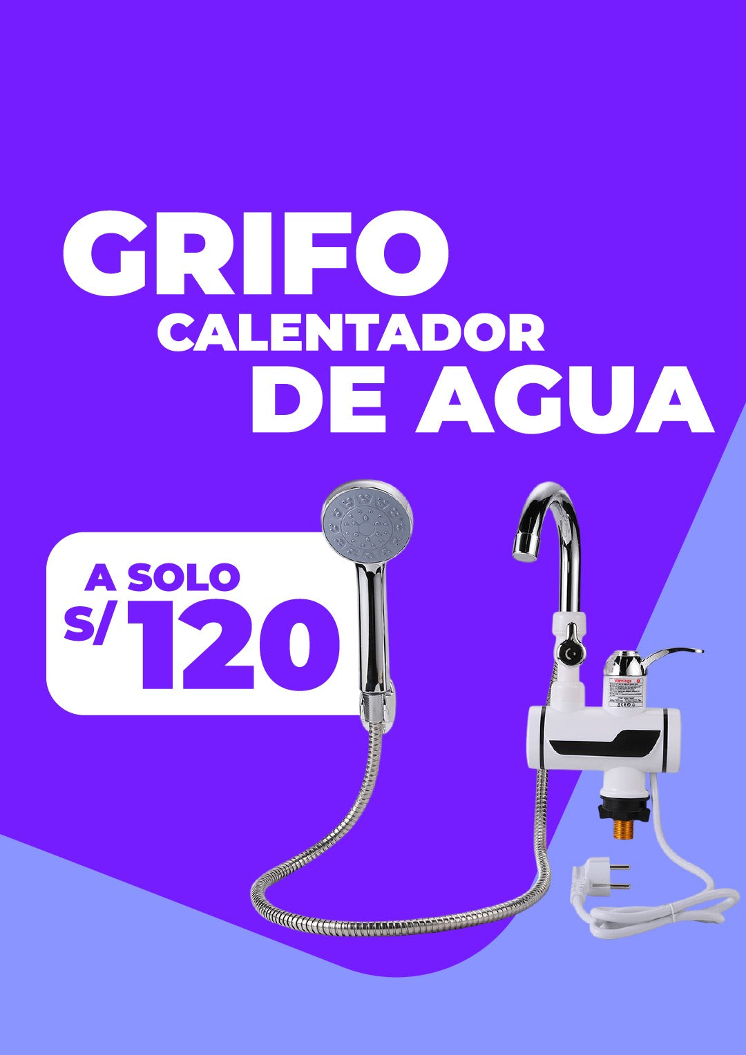 GRIFO CALENTADOR DE AGUA