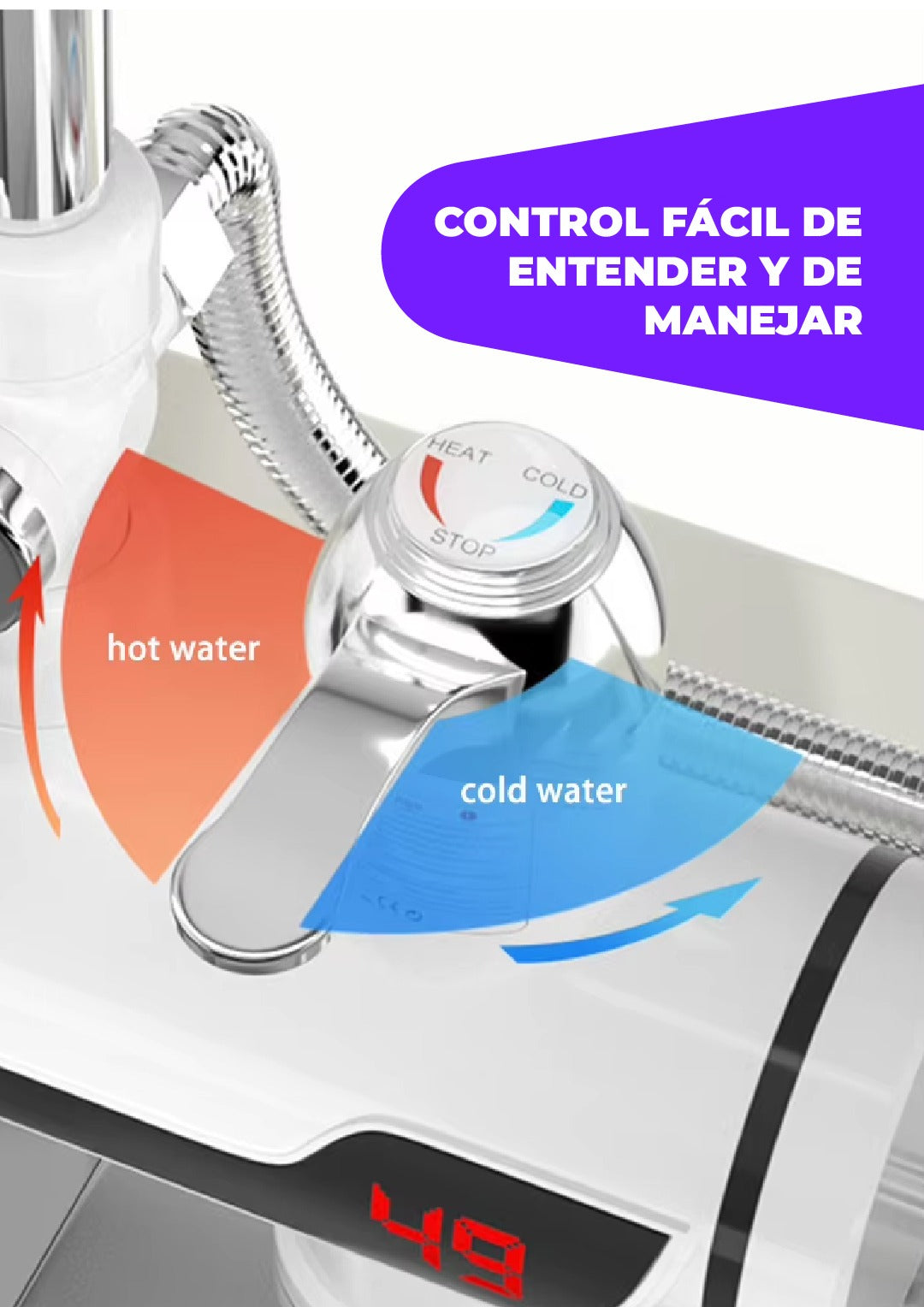 GRIFO CALENTADOR DE AGUA