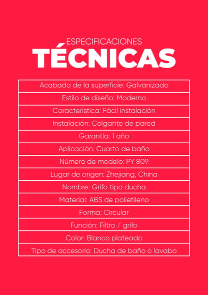 GRIFO TIPO DUCHA