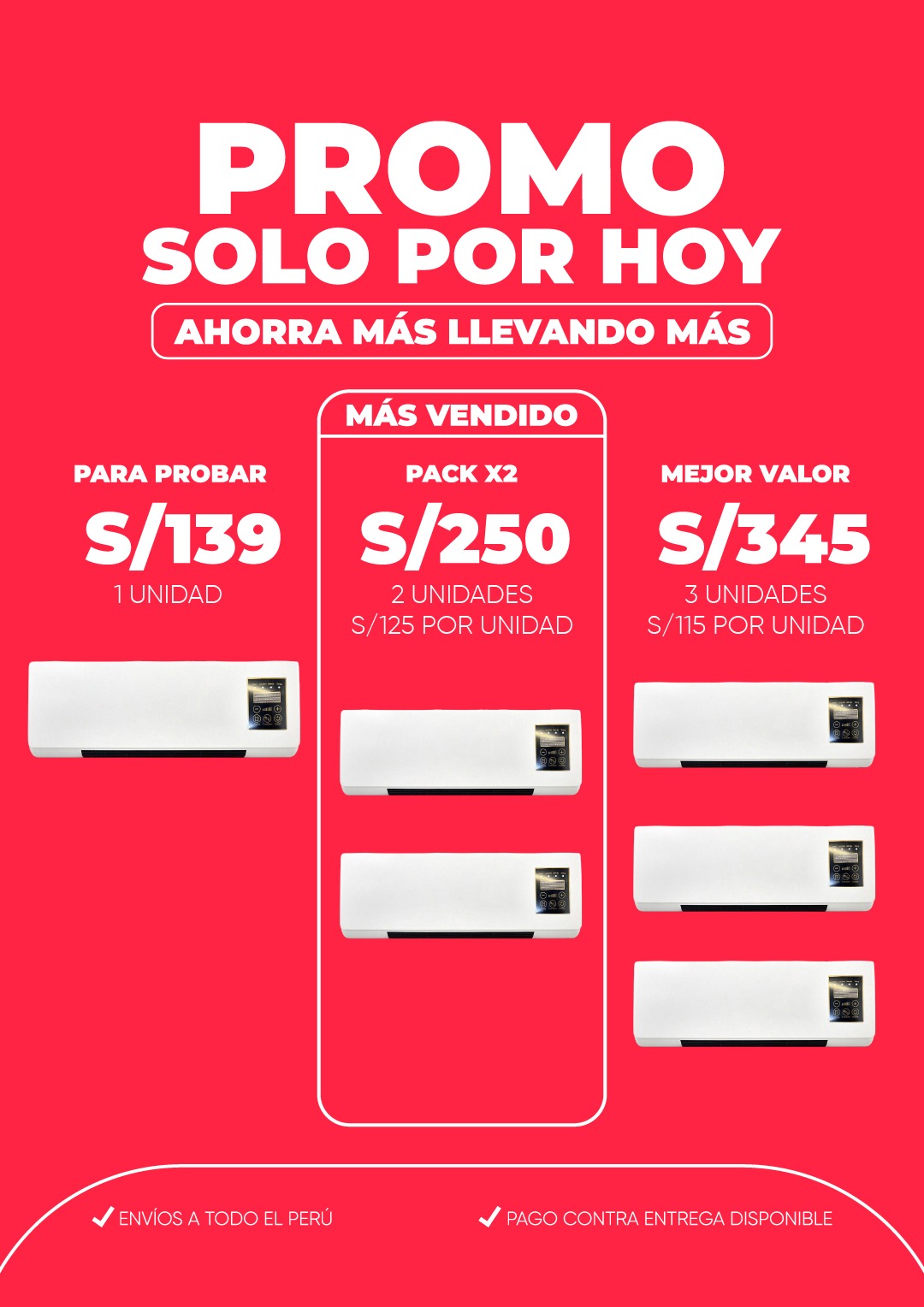 AIRE ACONDICIONADO Y CALEFACTOR 2 EN 1
