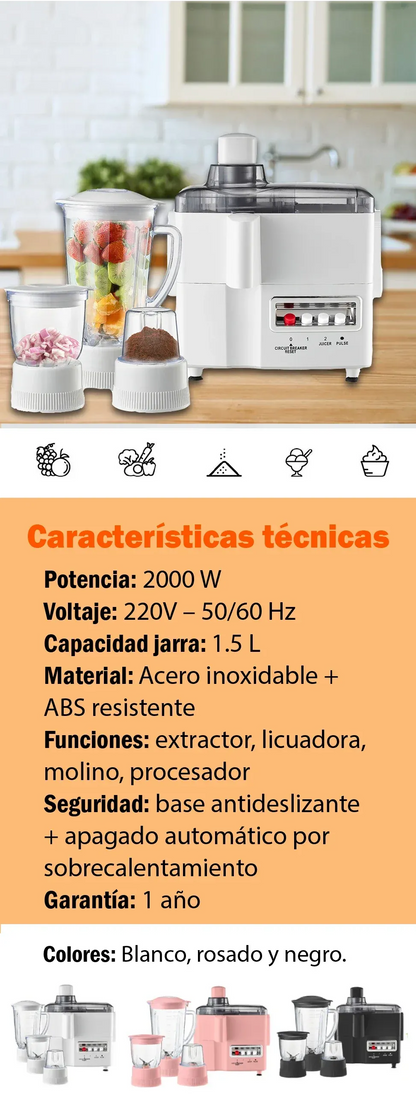 LICUO EXTRACTOR 4 EN 1